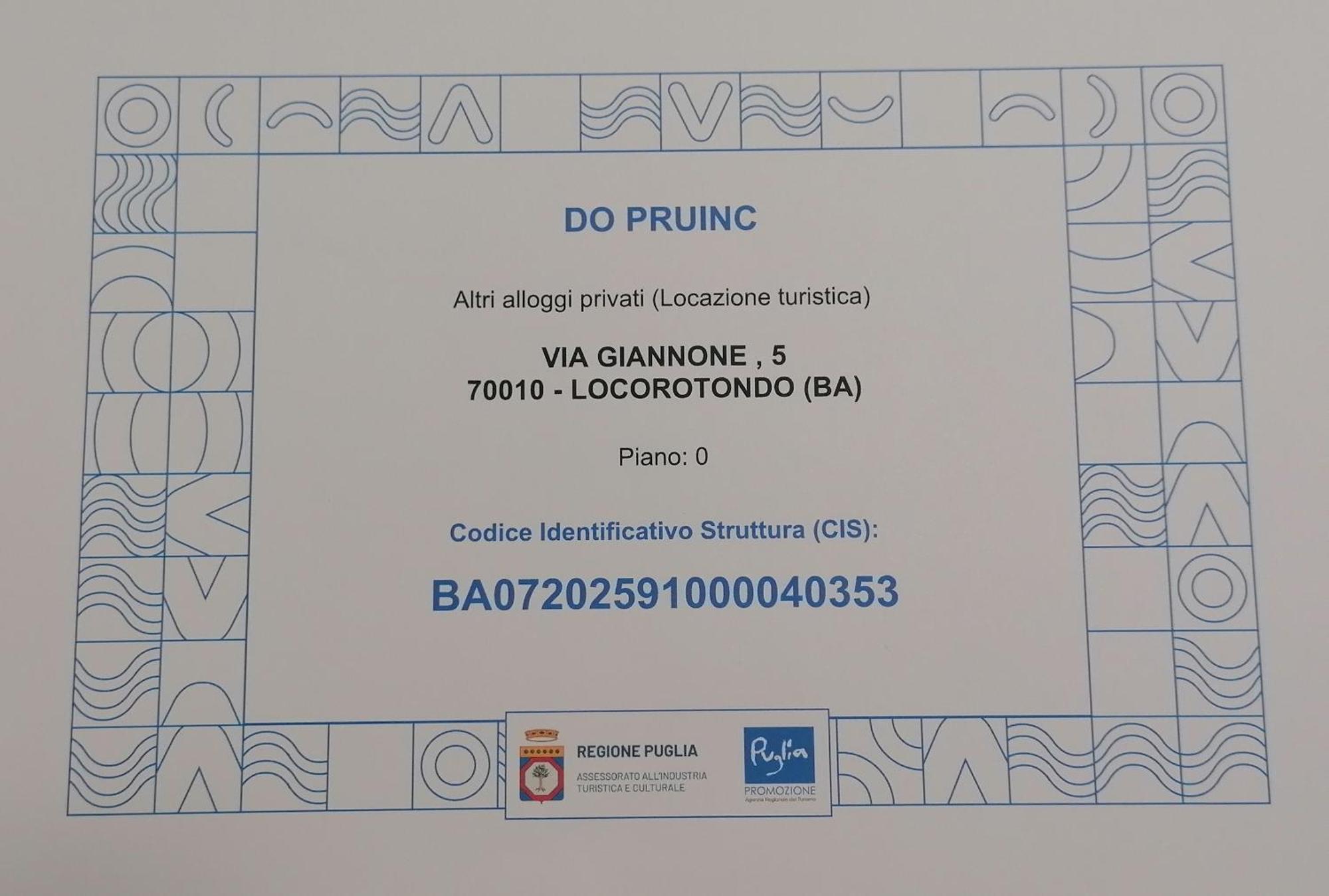 Villa Do Pruinc Locorotondo Exterior foto